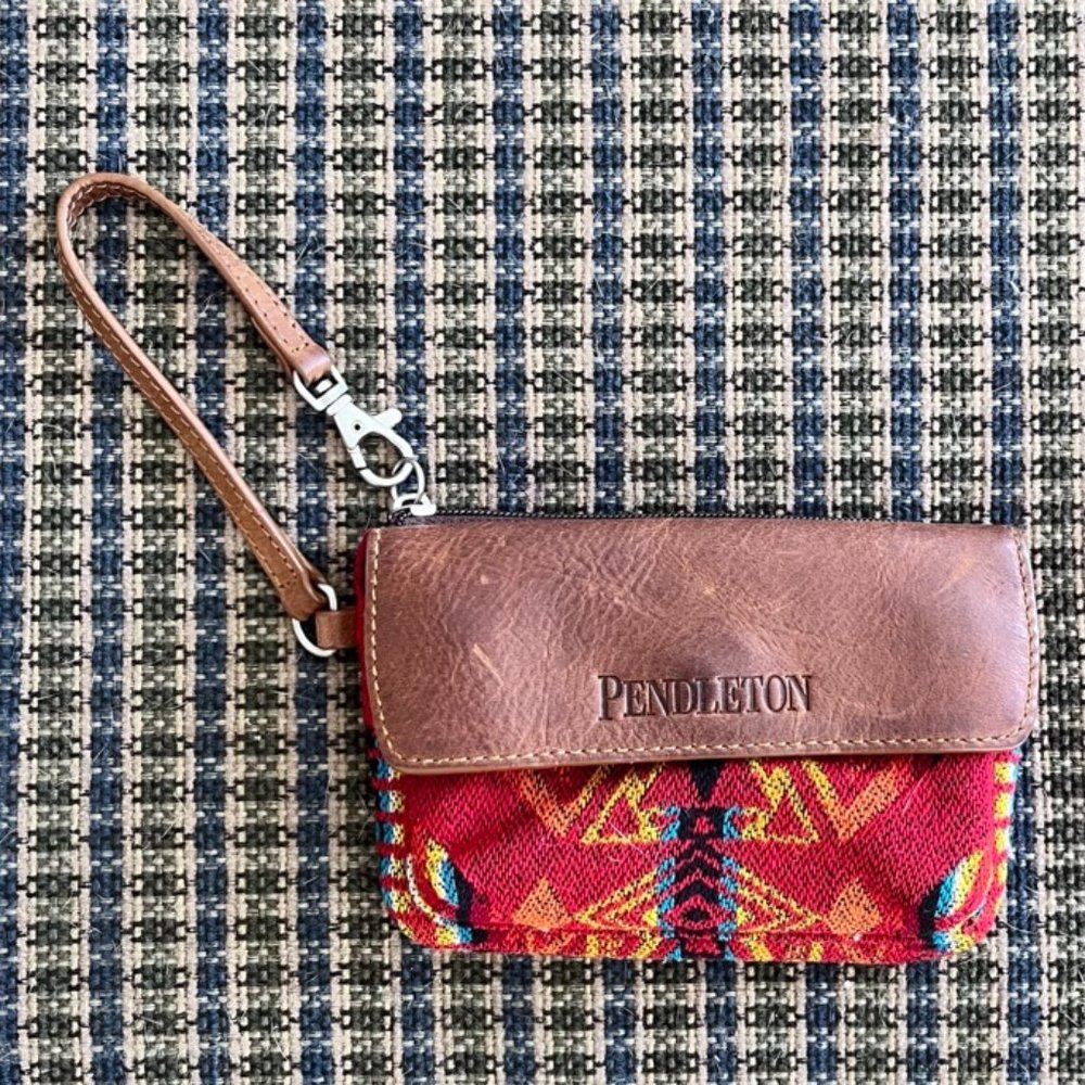 Pendleton Wool Clutch Patterned - image 1